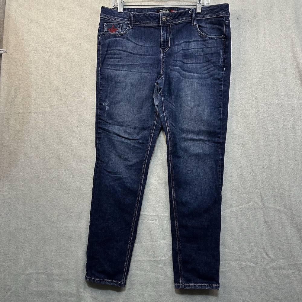 People's Liberation Skinny Jeans 15/16 Dark Wash Stretchy